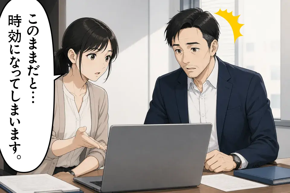 「このままだと…時効になってしまいます。」